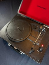 Crosley CR8005DBK Cruiser Deluxe 3-Speed Turntable - Black