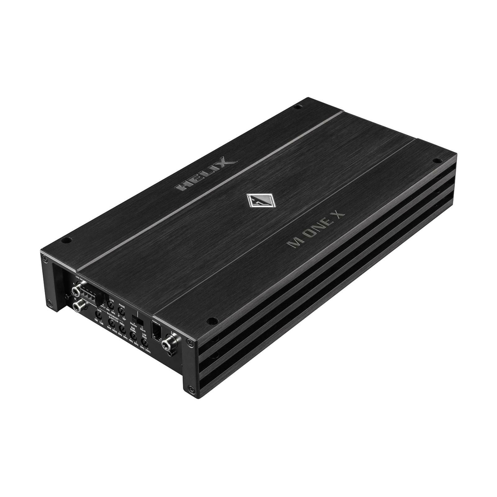 Helix M One X Mono Subwoofer Amp 1 Channel Class D Amp 1030w RMS 1 Ohm