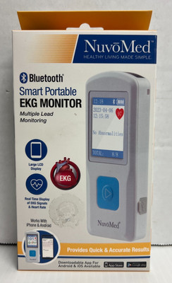 NuvoMed Bluetooth Smart Portable EKG Monitor