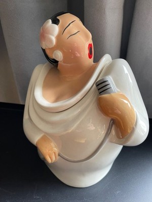 Vintage Clay Art Jazz Series 1990 Keksdose- San Francisco -NEU-