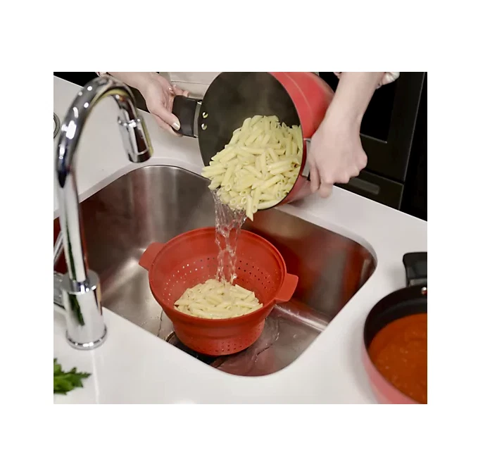 Набор антипригарной посуды Kuhn Rikon из 2 предметов с дуршлагом и крышкой - Изображение 4 из 4