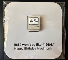 Apple Collectible Enamel Lapel Pin - Macintos...