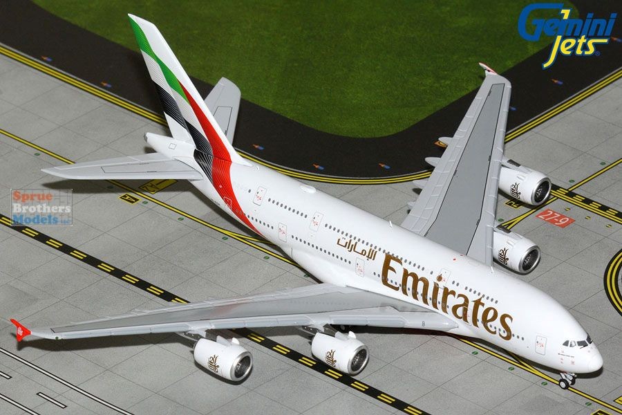 GEMGJ2378 1:400 Gemini Jets Emirates Airbus A380 Reg #A6-EOH | eBay