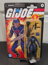 GI Joe ARAH 3.75  1 18 Cobra Officer Action Figure Walmart Exclusive Retro