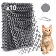 10 Pack Extra Large Cat Scat Mat for Cats - Cat Spike Mat 16.5 x 13.4 Inch wi...