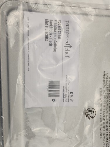 Pampered Chef Cookie Baking Sheet 15" X 12" Item #1574 Set 2 New - Picture 2 of 2