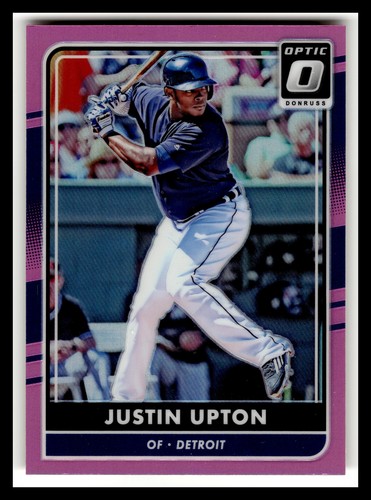2016 Donruss Optic #69 Justin Upton Pink - Afbeelding 1 van 2