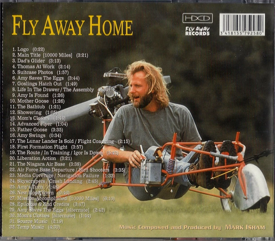 SC - FLY AWAY HOME (Complete Score) - Isham, Mark - Bild 2 von 2
