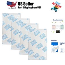 55 Pcs 5 Gram Silica Gel Packs, Transparent Desiccant, Desiccant Packets for ...