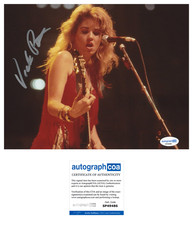 Vicki Peterson 'The Bangles' Band Signed 8x10 Photo 'Eternal Flame' ACOA