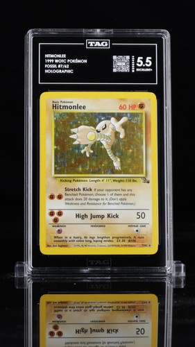 Hitmonlee (Unlimited) graded TAG 5.5 for sale on eBay