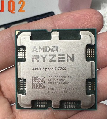 AMD Ryzen 7 7700 AM5 CPU Processor  R7 7700 3.8 GHz 8-Core 16-Thread 32MB 65W