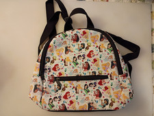 Bioworld Disney Princess Mini Backpack Character Print, Multicolor/Black