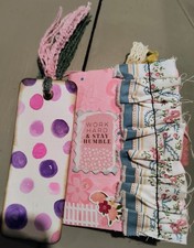 Small handmade junk journal made with envelopes and full of ephemera