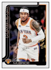 Miles McBride 2025-26 Topps #17 New York Knicks NBA *315