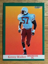 1991 Fleer #428 Kenny Walker RC