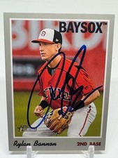 2019 Topps Heritage Minors RC SIGNED # 109 Rylan Bannon