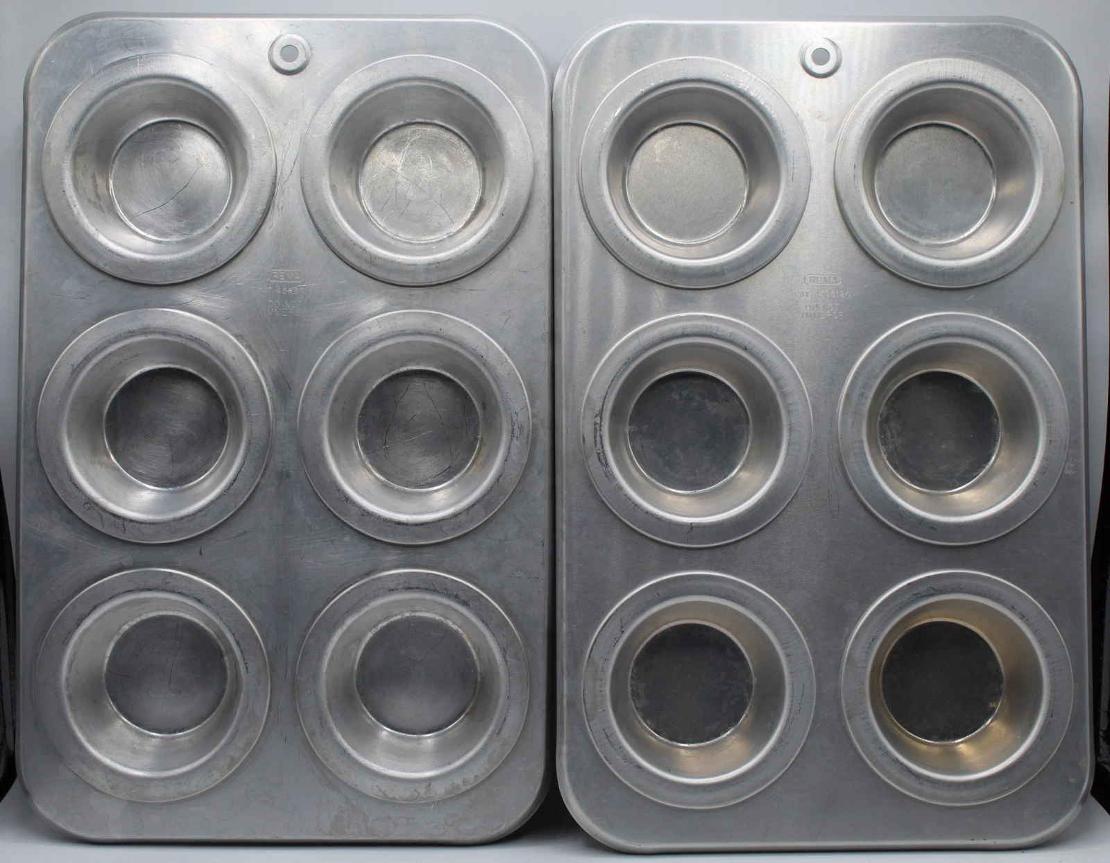 Vintage Pair Rema Double Wall Air Bake Aluminum Muffin Cupcake Pans
Opens in a new window or tab