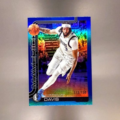 ANTHONY DAVIS 2025-26 Topps Blue Rainbow /150 Mavs #169 SP MINT NBA