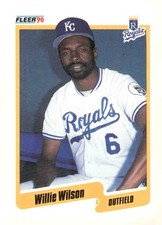 1990 Fleer #123 Willie Wilson