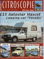 CITROSCOPIE 103 CITROEN ACADIANE CITROEN C15 AUTOSTAR MASCOT 2CV A 2CV AU CX