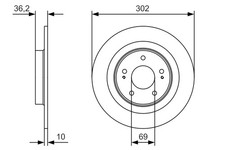 Disque de frein Peugeot 4008