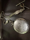 Antique Elgin National Co. Hunters Pocket Watch Dueblin Coin Silver Heavy (read)