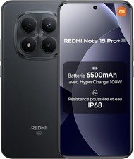 XIAOMI REDMI NOTE 15 PRO PLUS 5G RECONDITIONNÉ 256 Go EXCELLENT NOIR