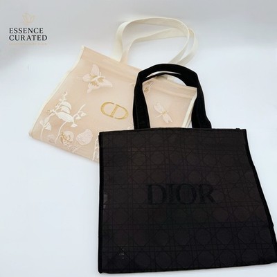 Dior Beauty Large Mesh Tote Bag GWP VIP Gift Beige Pink or Black NEW