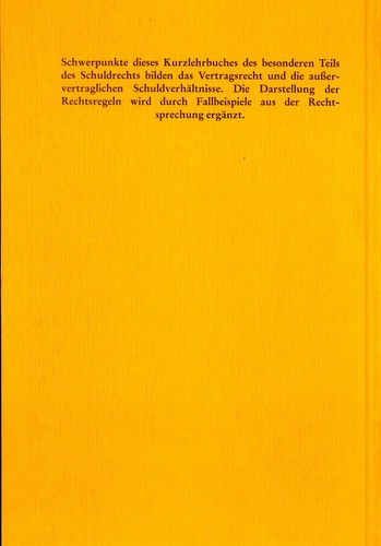 Schuldrecht Besonderer Teil Schlechtriem, Peter: - Bild 2 von 4