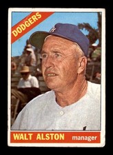 1966 Topps #116 Walter Alston MG GOOD X3396426