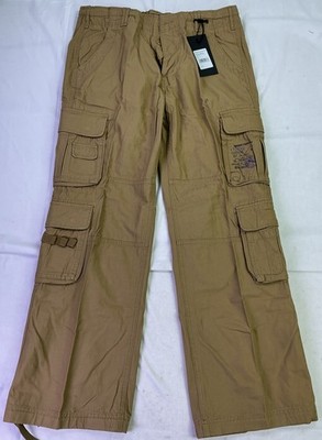 Brandit Men's Authentic Cargo Pants-Beige-Size: L