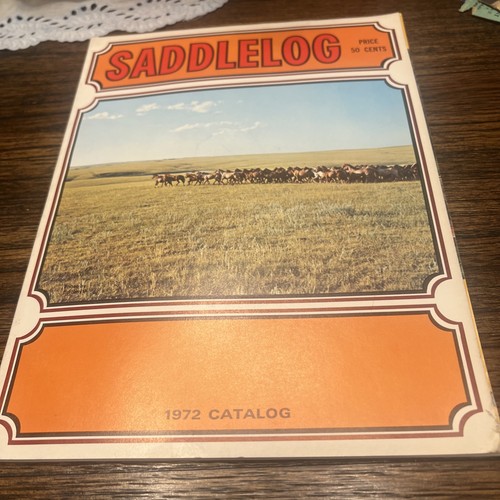 VTG 1972 Saddlelog Tex Tan Saddle Catalog Yoakum TX