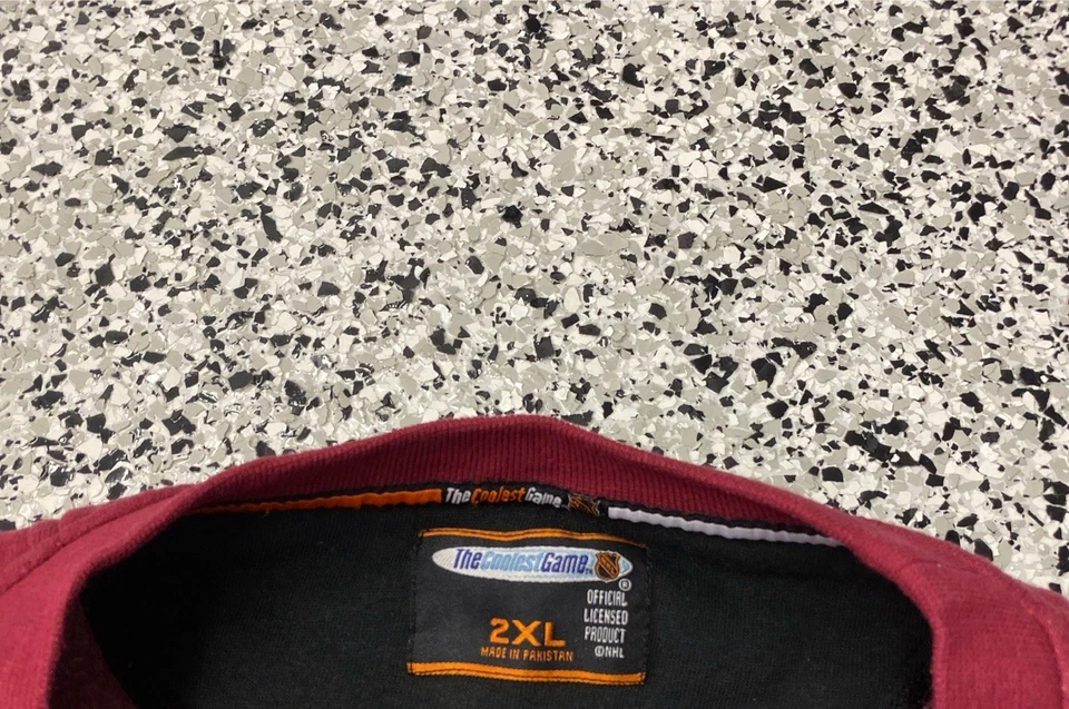VTG Phoenix Coyotes Red THE COOLEST GAME Embroidered Sweatshirt SZ 2XL 90s Y2K - Image 4 of 4