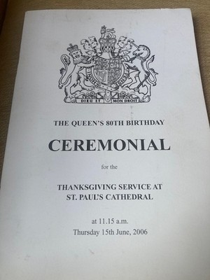 Feier zum 80. Geburtstag der Queen zum Erntedankgottesdienst in St. Paulus