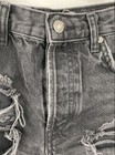 We The Free Womens Black Dark Wash Coin Pocket Denim Cut-Off Shorts Size 24 — photo 3
