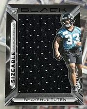 2025 Panini Black BHAYSHUL TUTEN RC Sizable Memorabilia jersey 58/199 Jaguars