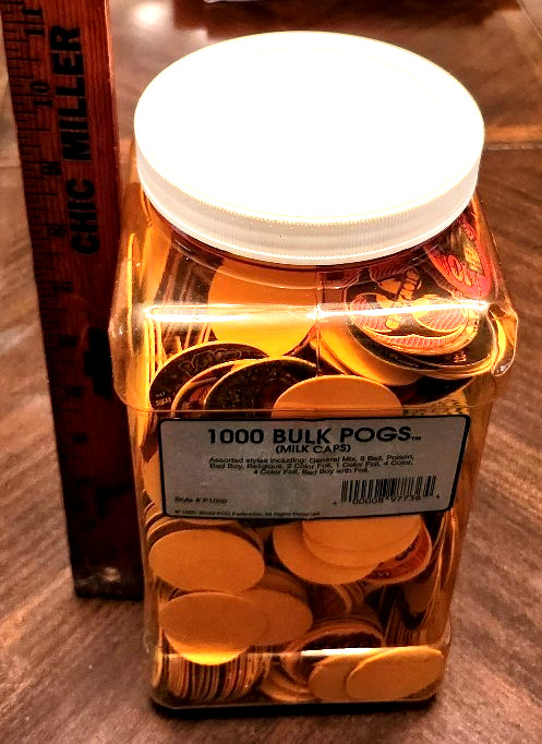 1000 BULK POGS Lot-Unopened-World POG Federation-Factory Blister Bottle-Unique