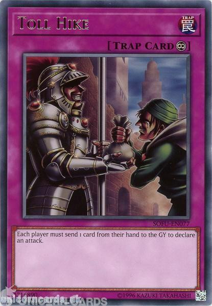 SOFU-EN077 Toll Hike Rare UNL Edition Mint YuGiOh Card