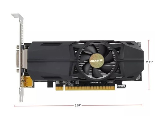 GIGABYTE GEFORCE GTX 1050 TI OC LOW PROFILE 4GB GDDR5 GRAPHICS - Scratch & Dent - Picture 4 of 6