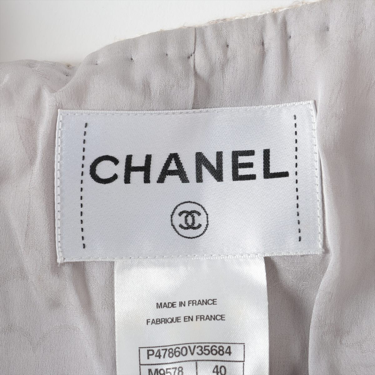 Chanel Coco Button Rayon Collarless Jacket Women'… - image 5