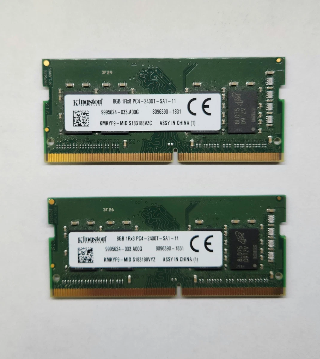Kingston DDR4 SDRAM 8 GB Capacity per Module Memory (RAM) for sale
