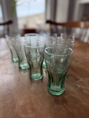 Vintage Coca-Cola ''Genuine Glass'' 6.25 Oz ALL WITH ORIGINAL MANUFACTURING LABEL