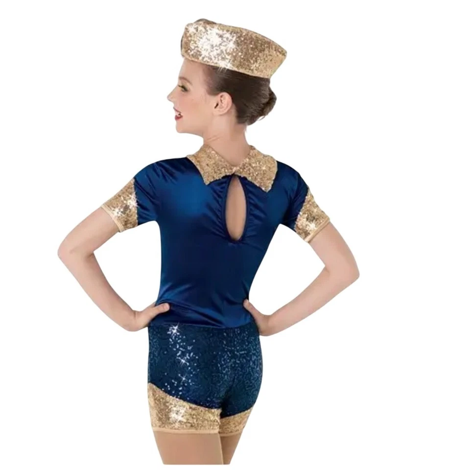 Weissman Child Bugle мальчик костюм размер IC музыкальный театр джаз конкурс соло - Изображение 2 из 4