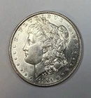 1901 Morgan Silver Dollar Better Date AU+ Lightly Cleaned