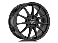 MSW 85 Felge Alufelge 7X17 4X108 ET25 Schwarz Glanz