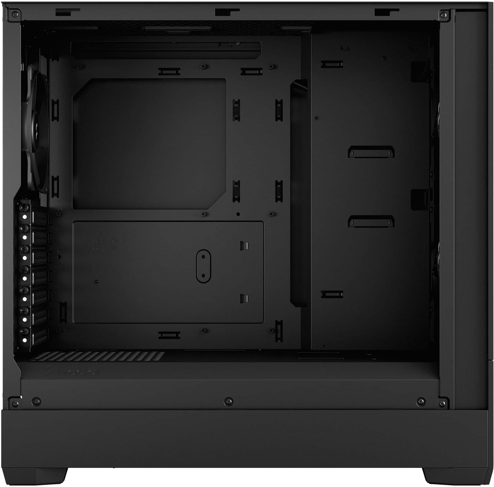 Фрактальный дизайн - Pop Air Black TG ATX Windo из прозрачного закаленного стекла с высокой пропускной способностью