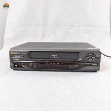Symphonic 426J Black 60Hz 17 Watts 4 Head VHS Video Cassette Recorder WORKING