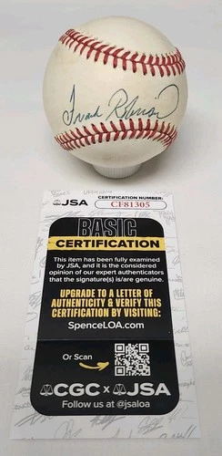 Frank Robinson Signed Rawlings Official American League Baseball JSA COA BAL A4