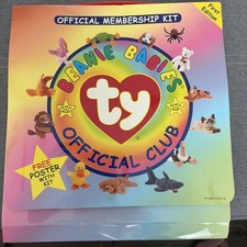 Ty Beanie Babies Official Club Membership Kit First Edition 1998 Vintage